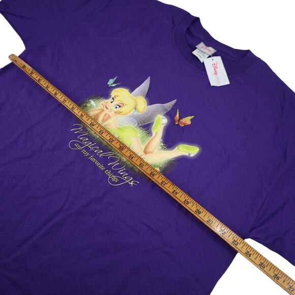 Vintage NWT Disney Tinker Bell Graphic T Shirt - Picture 8 of 9